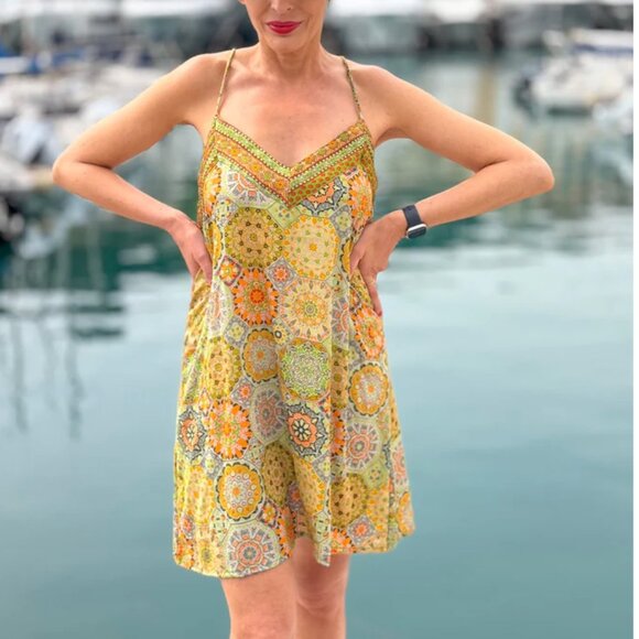 NWOT Silk slip dress. OS - Picture 5 of 9